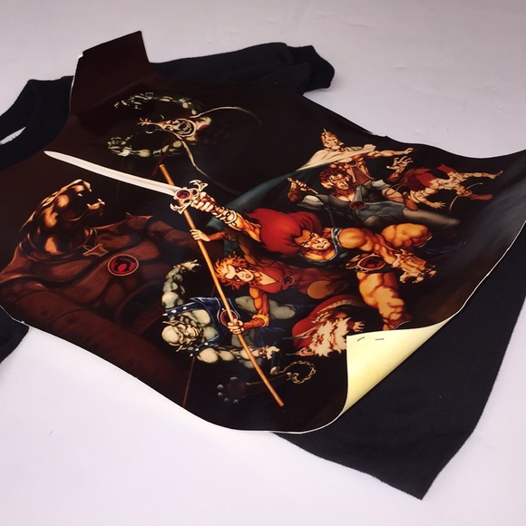 Little Boys T-shirt Size 5-6 Thunder Cats Paper - Picture 5 of 6